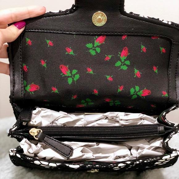 Betsey Johnson Lady Lace Chain Strap shoulder Bag - Picture 5 of 7